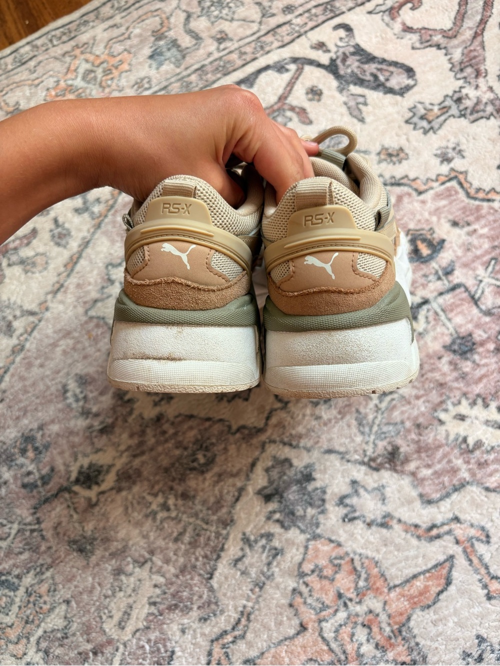 Puma Women's Beige and Sand Chunky Sneaker - Picture 3 of 6